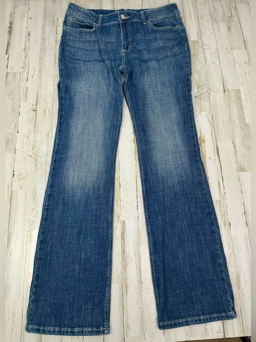 Wrangler Jeans Womens 36x35 Blue Relaxed Boot Cut Western Cowgirl